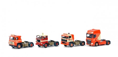WSI Heebink Box with 4 Trucks DAF 2800 - DAF XF SSC - Scania 1 - Volvo F88 (06-1092)
