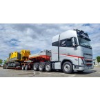 WSI Richard Wagner; VOLVO FH5 GLOBETROTTER XL 8X4 LOW LOADER WITH DOLLY 3 AXLE - 5 AXLE