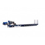 Drake ; BLUE/GREY 2X8 DOLLY + 7X8 STEERABLE LOW LOADER