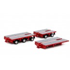Drake ; ROSSO RED STEERABLE ACCESSORY SET: DECK 2X8 + DECK 3X8 + CLIP