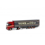 WSI Vonk & Co; DAF XG+ 4X2 CURTAINSIDE TRAILER - 3 AXLE