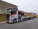 WSI Boxit; SCANIA S HIGHLINE CS20H RIGED FLAT BED TRUCK 8X2 TAG AXLE FLAT BED DRAWBAR TRAILER - 3 AXLE WITH PALFINGER PK 92002 SH + 2X 20FT CONTAINER